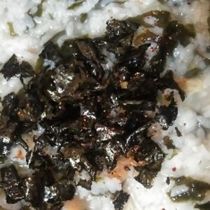 リメイク！わかめ海苔入り味噌汁雑炊